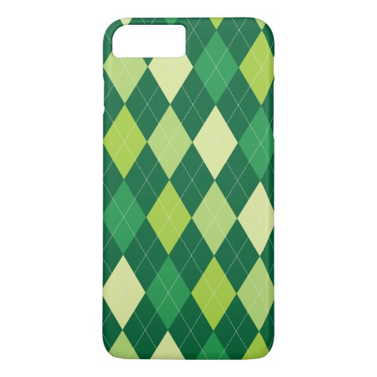 Coques Case-Mate iPhone Motif Jacquard vert (Dos)