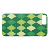 Coques Case-Mate iPhone Motif Jacquard vert (Dos (Horizontal))