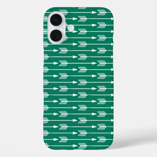 Coques Case-Mate iPhone Motif Jade Green Flèches (Verso)