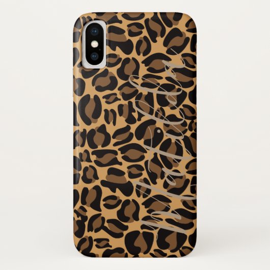 Coques Case-Mate iPhone Motif Jaguar Imprimer Nom personnalisé (Dos)