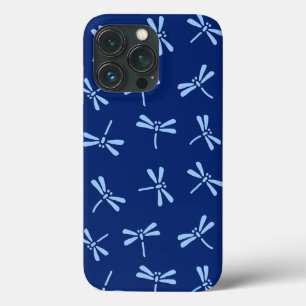 Etui iPhone Case-Mate Motif japonais de libellules, Cobalt et Sky Blue