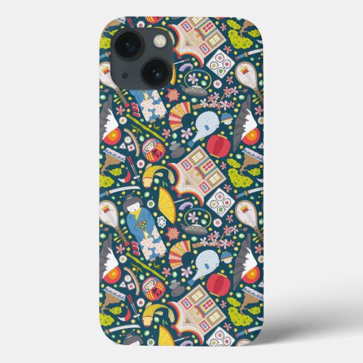 Coques Case-Mate iPhone Motif japonais sans joint (Verso)