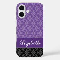 Motif japonais traditionnel violet Tatewaku