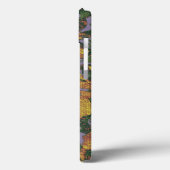 Coques Case-Mate iPhone Motif jaune de camouflage de fleur (Verso / Gauche)