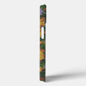 Coques Case-Mate iPhone Motif jaune de camouflage de fleur (Verso / Droite)