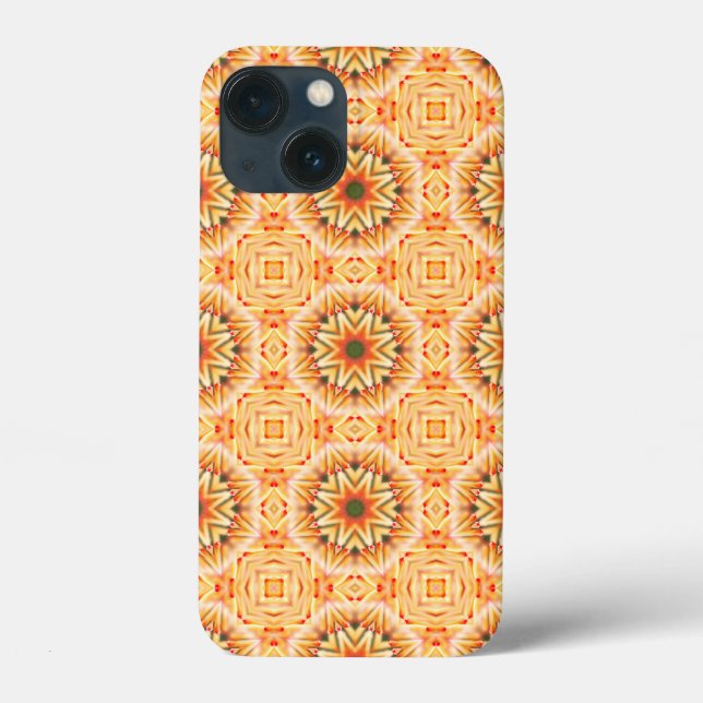 Coques Case-Mate iPhone motif jaune fleuri (Verso)