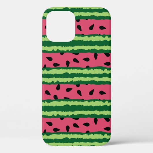 Coques Case-Mate iPhone Motif joli pastèque rose et vert (Verso)