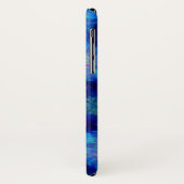 Coques Case-Mate iPhone Motif Kaleidoscope bleu clair (Dos/Gauche)