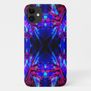 Case-Mate iPhone Case Motif kaléidoscope bleu et rouge