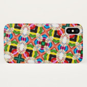 Coques Case-Mate iPhone Motif kaléidoscope coloré amusant (Dos (Horizontal))