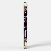 Coques Case-Mate iPhone Motif kaléidoscope cosmique violet et magenta (Verso / Droite)