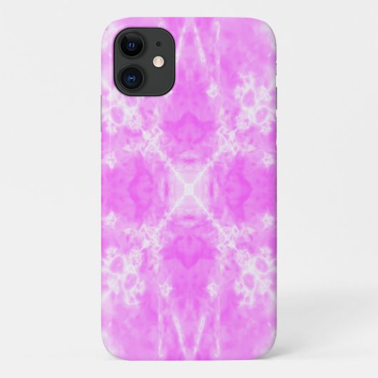 Coques Case-Mate iPhone Motif kaléidoscope étoile rose (Dos)