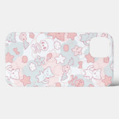 Coques Case-Mate iPhone motif kawaii avec doodle (Verso (horizontal))