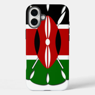 Coques iPhone 16 Plus Motif kenyan rond : un symbole national