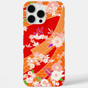 Coques iPhone 16 Pro Max Motif Kimono Floral Mélange Printemps