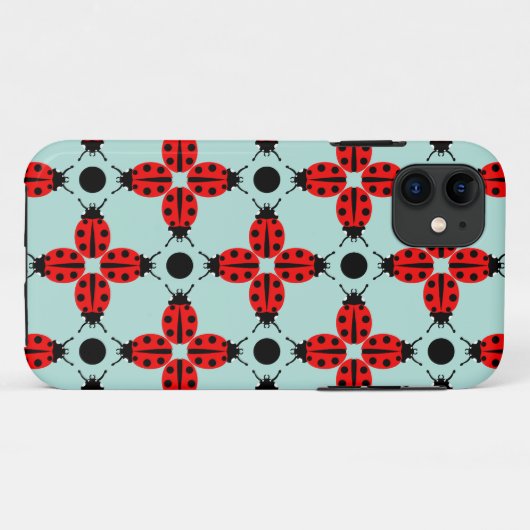 Coques Case-Mate iPhone Motif Ladybug (Dos (Horizontal))