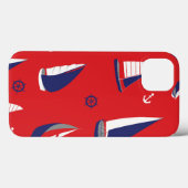 Coques Case-Mate iPhone Motif Lean Sailboat (Verso (horizontal))