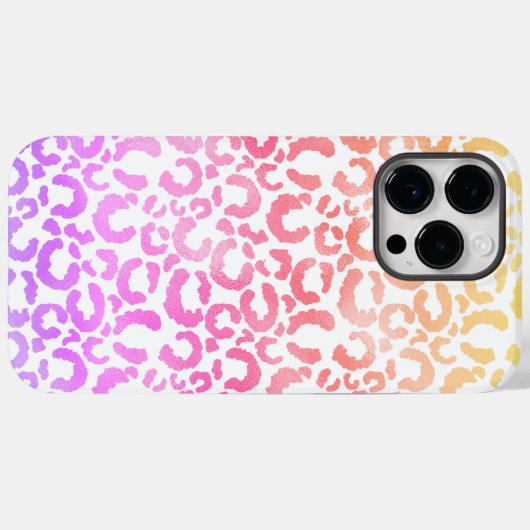 Coques Case-Mate iPhone Motif léopard (Verso (horizontal))