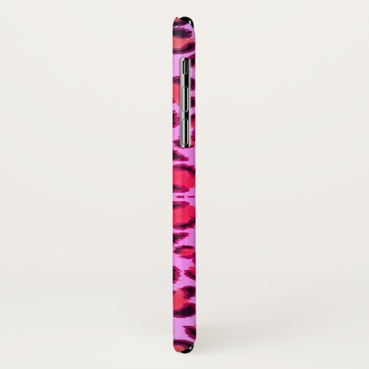 Coques Case-Mate iPhone Motif léopard cheetah rose -monogrammed (Dos/Gauche)