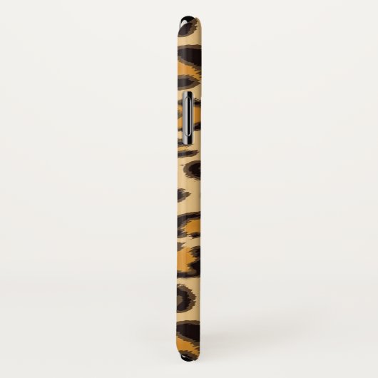 Coques Case-Mate iPhone Motif léopard -monogrammed (Dos/Droite)