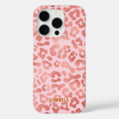 Coques Case-Mate iPhone Motif Leopard rose mignon à la mode Personnalisé (Verso)