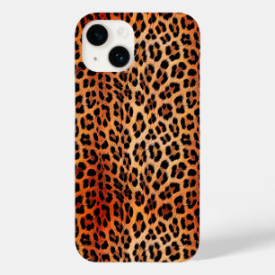 Coque Pour iPhone 14 Motif léopard, tigre, peau de léopard, mode,