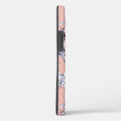 Coques Case-Mate iPhone Motif Lillies rose et blanc (Verso / Droite)