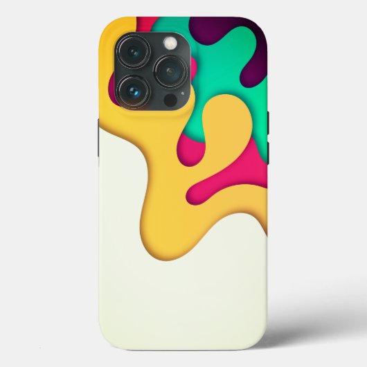 Coques Case-Mate iPhone motif liquide 3D (Verso)