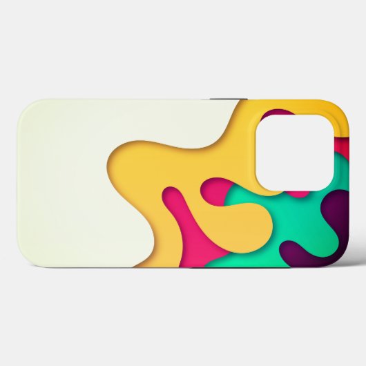 Coques Case-Mate iPhone motif liquide 3D (Verso (horizontal))