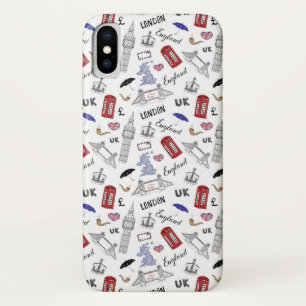 Coques Pour iPhone Motif London City Doodles