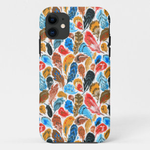 Case-Mate iPhone Case Motif lumineux avec plumes d'oiseaux