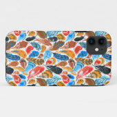 Coques Case-Mate iPhone Motif lumineux avec plumes d'oiseaux (Dos (Horizontal))