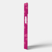 Coques Case-Mate iPhone Motif Magenta Berry (Verso / Droite)