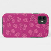 Coques Case-Mate iPhone Motif magenta de baie (Dos (Horizontal))