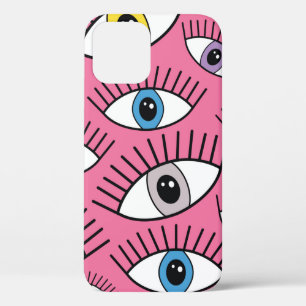 Case-Mate iPhone Case Motif magique aux yeux colorés. Contexte mystique