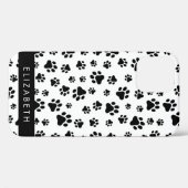 Coques Case-Mate iPhone Motif mâle, Patrouilles de chien, Noir et Blanc, V (Verso (horizontal))