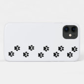 Coques Case-Mate iPhone Motif mâle, pattes de chien, Empreintes de pattes, (Dos (Horizontal))