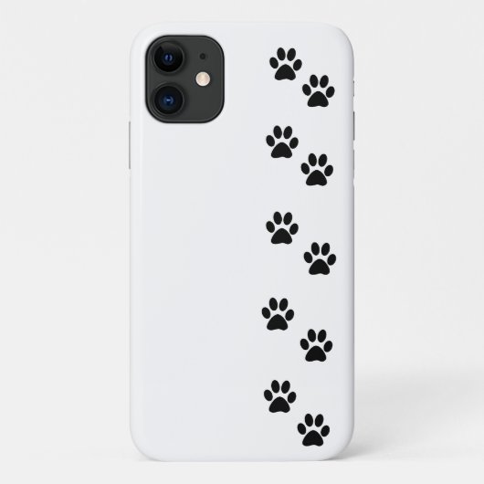 Coques Case-Mate iPhone Motif mâle, pattes de chien, Empreintes de pattes, (Dos)