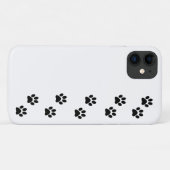 Coques Case-Mate iPhone Motif mâle, pattes de chien, Empreintes de pattes, (Dos (Horizontal))