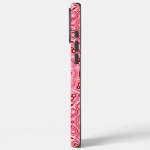 Coques Case-Mate iPhone Motif Mandala Rouge et Rose (Verso / Gauche)