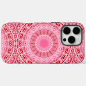 Coques Case-Mate iPhone Motif Mandala Rouge et Rose (Verso (horizontal))