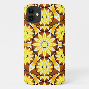 Etui iPhone Case-Mate Motif Mandala, tons marron et or