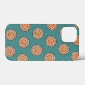Coques Case-Mate iPhone Motif Mandala Zigzag (Verso (horizontal))