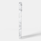 Coques Case-Mate iPhone Motif Marbre blanc en pierre (Verso / Droite)