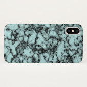 Coques Case-Mate iPhone Motif Marbre Turquoise (Dos (Horizontal))
