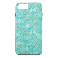 Motif Marocain Gold et Aqua