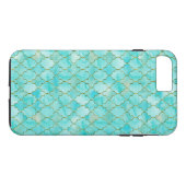 Coques Case-Mate iPhone Motif Marocain Gold et Aqua (Dos (Horizontal))