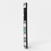 Coques Case-Mate iPhone Motif marocain turquoise (Dos/Gauche)