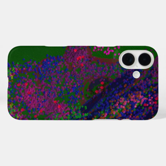 Coques Case-Mate iPhone Motif matelassé de gnome (Verso (horizontal))