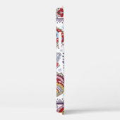 Coques Case-Mate iPhone Motif médaillon de paisley floral indien. Ethnique (Verso / Droite)